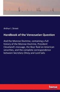 bokomslag Handbook of the Venezuelan Question
