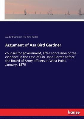 bokomslag Argument of Asa Bird Gardner