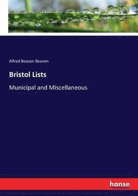 bokomslag Bristol Lists