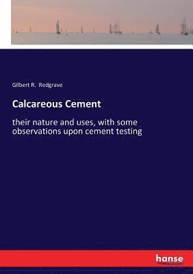 bokomslag Calcareous Cement