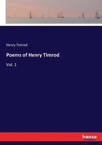 bokomslag Poems of Henry Timrod