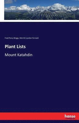 Plant Lists 1