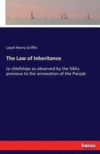 bokomslag The Law of Inheritance