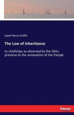 bokomslag The Law of Inheritance