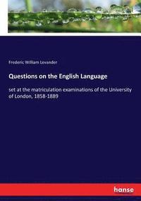 bokomslag Questions on the English Language