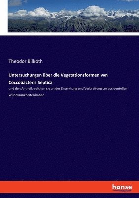 bokomslag Untersuchungen ber die Vegetationsformen von Coccobacteria Septica