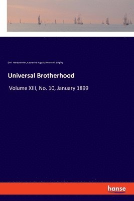 bokomslag Universal Brotherhood