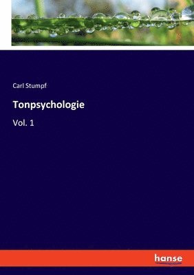 Carl Stumpf - Tonpsychologie, Häftad