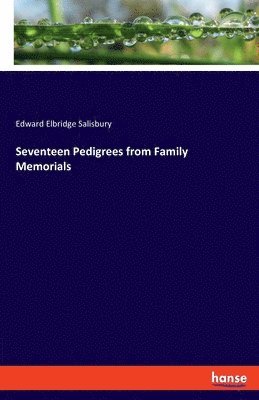 Edward Elbridge Salisbury - Seventeen Pedigrees from Family Memorials, Häftad