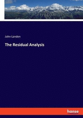 The Residual Analysis 1