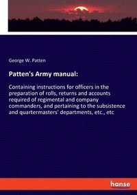 bokomslag Patten's Army manual