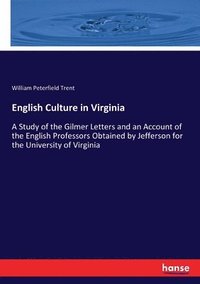 bokomslag English Culture in Virginia