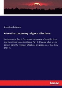 bokomslag treatise concerning religious affections