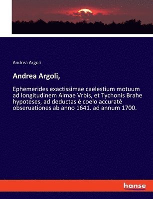 Andrea Argoli, 1