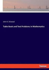 bokomslag Table Book and Test Problems in Mathematics