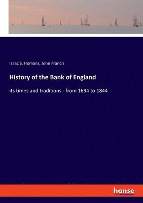 bokomslag History of the Bank of England