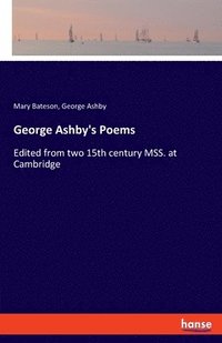 bokomslag George Ashby's Poems