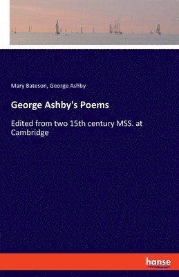 bokomslag George Ashby's Poems