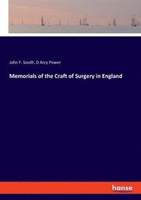 bokomslag Memorials of the Craft of Surgery in England