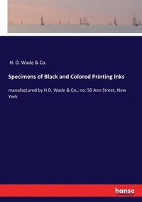 bokomslag Specimens of Black and Colored Printing Inks