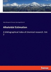 bokomslag Alkaloidal Estimation