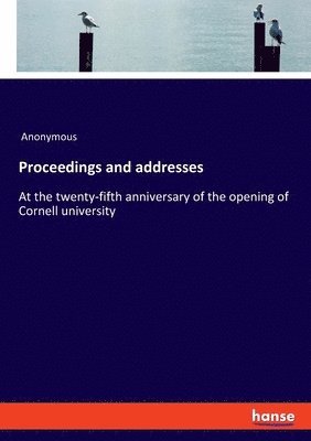 Proceedings and addresses 1