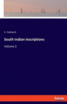 bokomslag South Indian Inscriptions