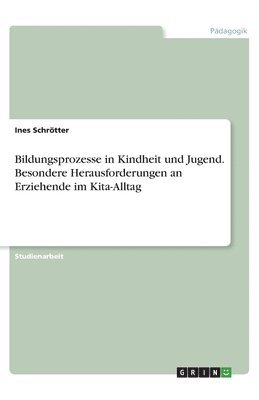 bokomslag Bildungsprozesse in Kindheit und Jugend. Besondere Herausforderungen an Erziehende im Kita-Alltag