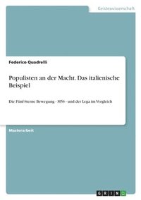 bokomslag Populisten an der Macht. Das italienische Beispiel