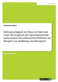 bokomslag Mehrsprachigkeit im Elsass in Stadt und Land. Ein Vergleich der Sprachlandschaft insbesondere des elsssischen Dialektes am Beispiel von Straburg und Hunspach