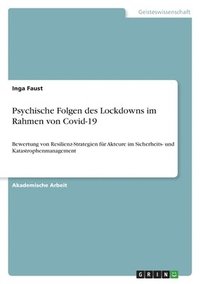 bokomslag Psychische Folgen des Lockdowns im Rahmen von Covid-19