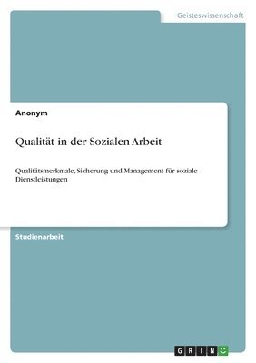 Qualitt in der Sozialen Arbeit 1