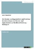 bokomslag Die Kinder- und Jugendarbeit und Resilienz. Inwieweit kann die Kinder- und Jugendarbeit zur Resilienzförderung beitragen?