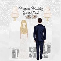 bokomslag Christmas Wedding Guest Book