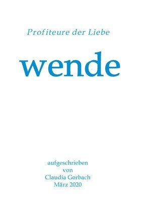 bokomslag wende: Profiteure der Liebe