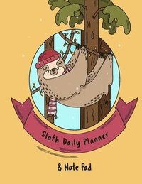 bokomslag Sloth Daily Planner And Note Pad