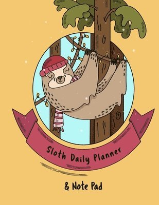 Sloth Daily Planner And Note Pad 1