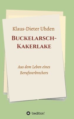 bokomslag Buckelarsch-Kakerlake