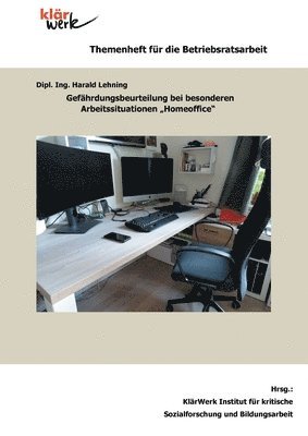 bokomslag Gefährdungsbeurteilung bei besonderen Arbeitssituationen Homeoffice