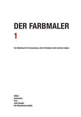 bokomslag Der Farbmaler