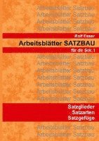 bokomslag Arbeitsblätter SATZBAU