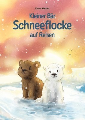Kleiner Bär Schneeflocke auf Reisen