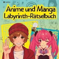 bokomslag Labyrinth Rätselbuch Anime und Manga für Teenager und Kinder Puzzel Beschäftigungsbuch Geschenkidee Weihnachten Adventszeit zum Wichteln Nikolaus