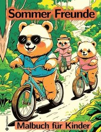 bokomslag Sommer Malbuch für Kinder - Freunde Malbuch - Abenteuer Malbuch