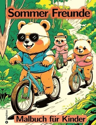bokomslag Sommer Malbuch für Kinder - Freunde Malbuch - Abenteuer Malbuch