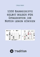 1200 Barrégriffe selbst bilden für Gitarristen, die Noten lesen können
