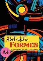 bokomslag Schwarzes Malbuch für Erwachsene "Abstrakte Formen"