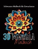 bokomslag Schwarzes "Mandala Malbuch für Erwachsene".
