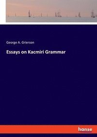 bokomslag Essays on Kacmiri Grammar