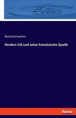 Herders Cid und seine franzsische Quelle 1